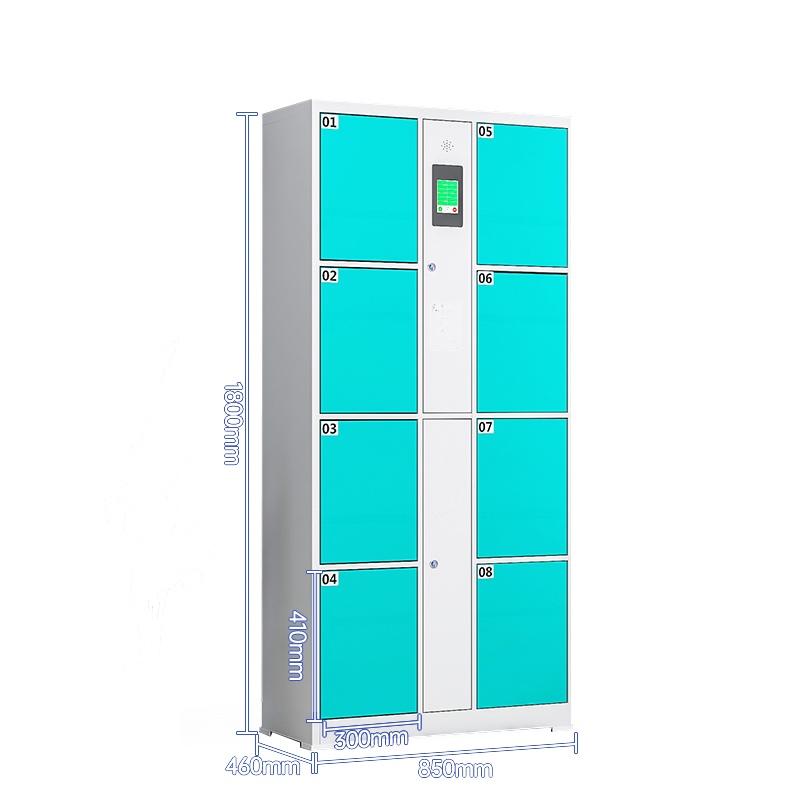 繁哲思陈列柜 智能储物柜8门台