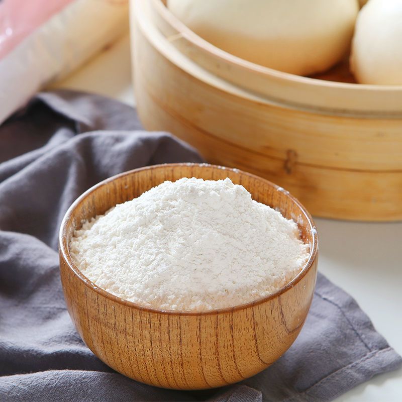 新良馒头自发粉1kg中筋粉家用自发面粉自发粉包子馒头面粉 新良馒头自