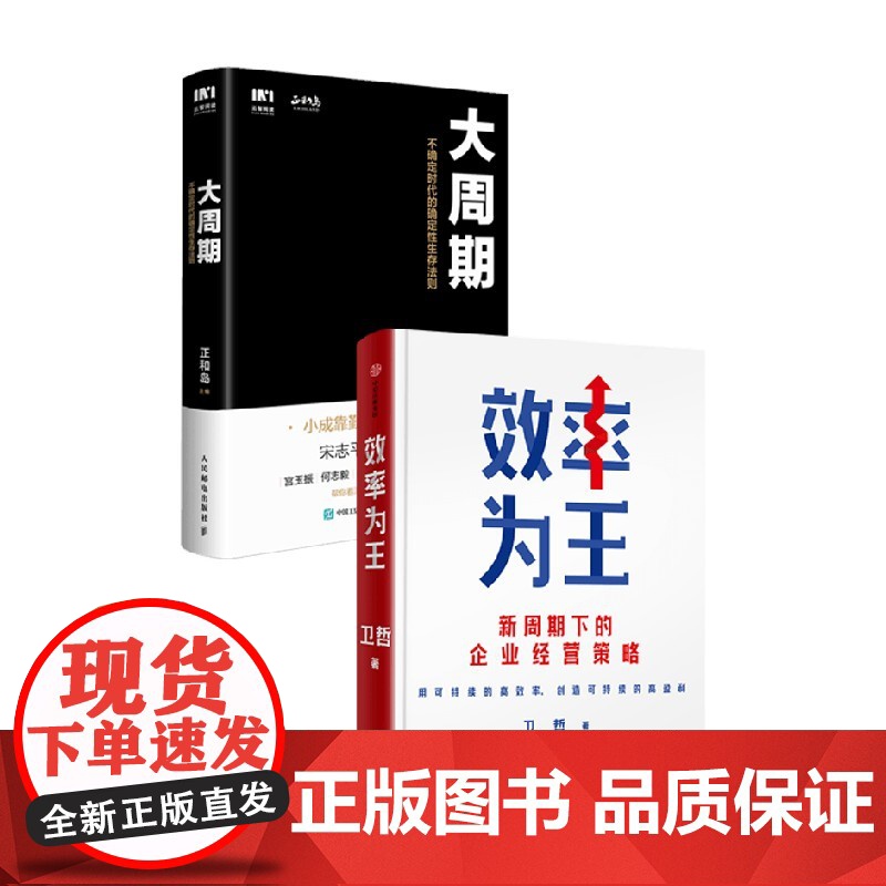 效率为王+大周期 不确定时代的确定性生存法则 卫哲 等 著 管理高清大图