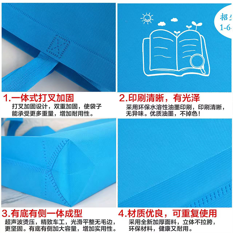 震汇 无纺布手提袋 文件袋 小号高清大图