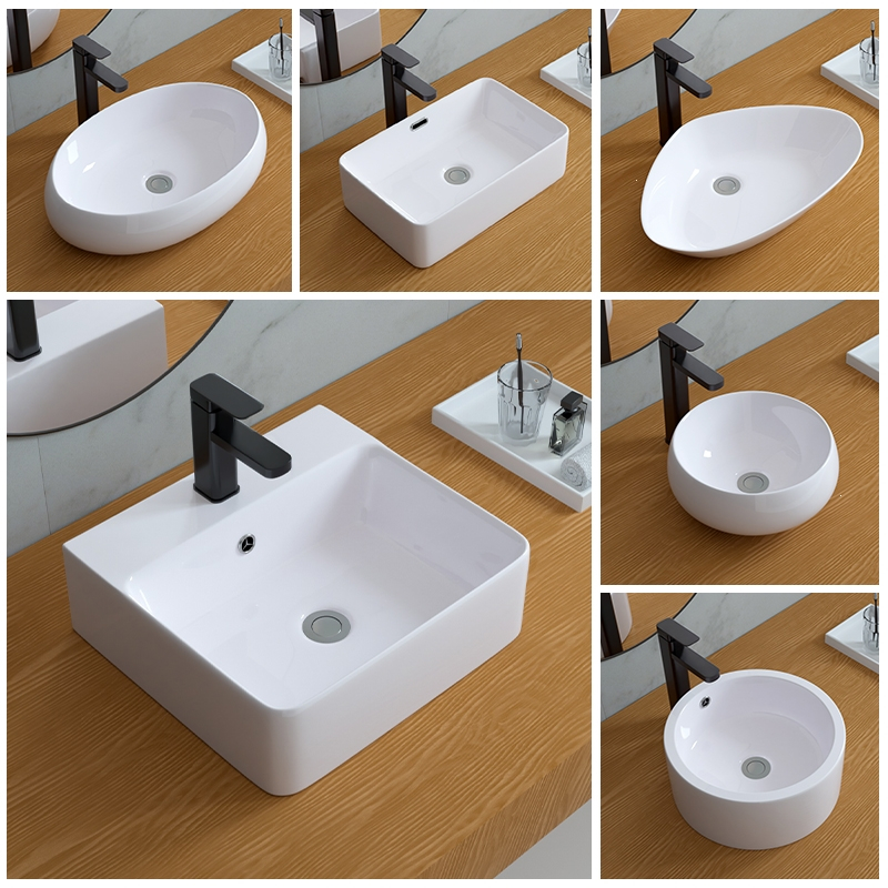 藤印象台上盆小尺寸阳台台上洗手盆艺术陶瓷洗脸盆单盆池家用卫生间