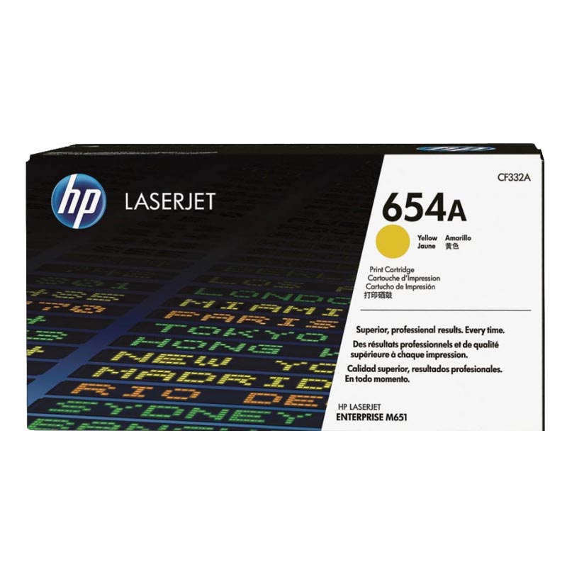 惠普(HP)CF332A 黄色硒鼓 654A(适用M651n M651dn)高清大图