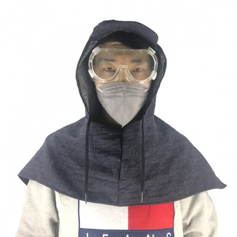 开普特RS 劳保防尘风牛仔帽 套头