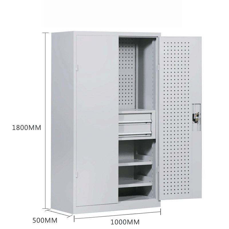 鑫睿辉 灰色工具柜 带网内二斗1000*500*1800mm 台高清大图