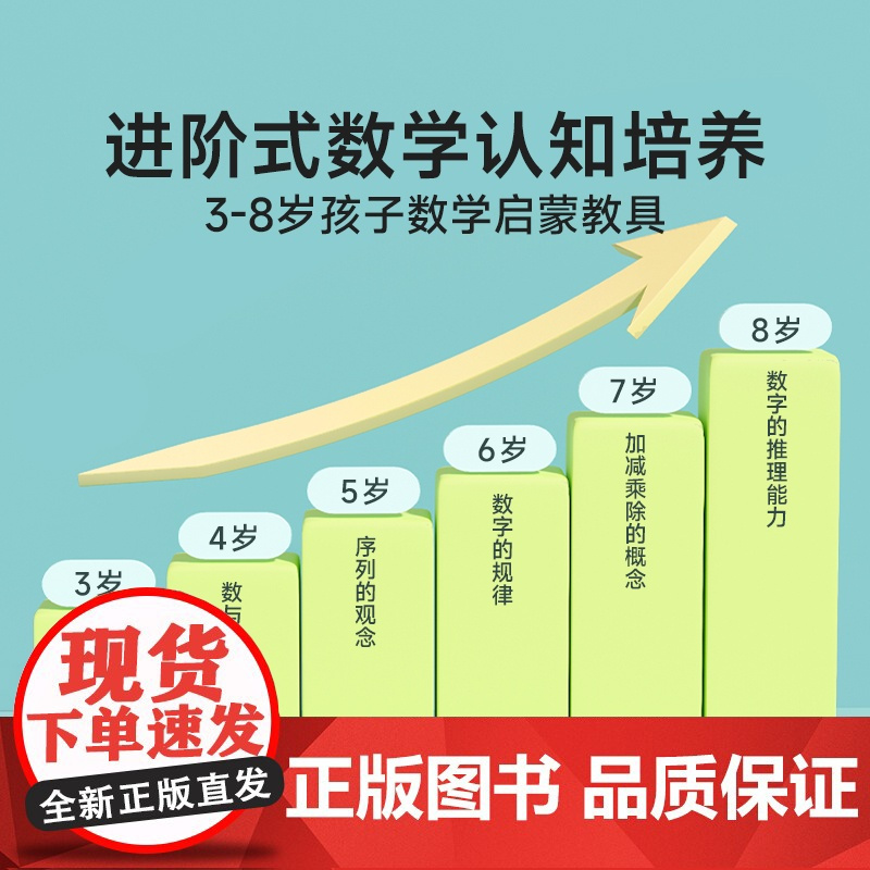 时光学 磁性百数板数学教具儿童启蒙1到100加减乘除3-8岁数学启蒙