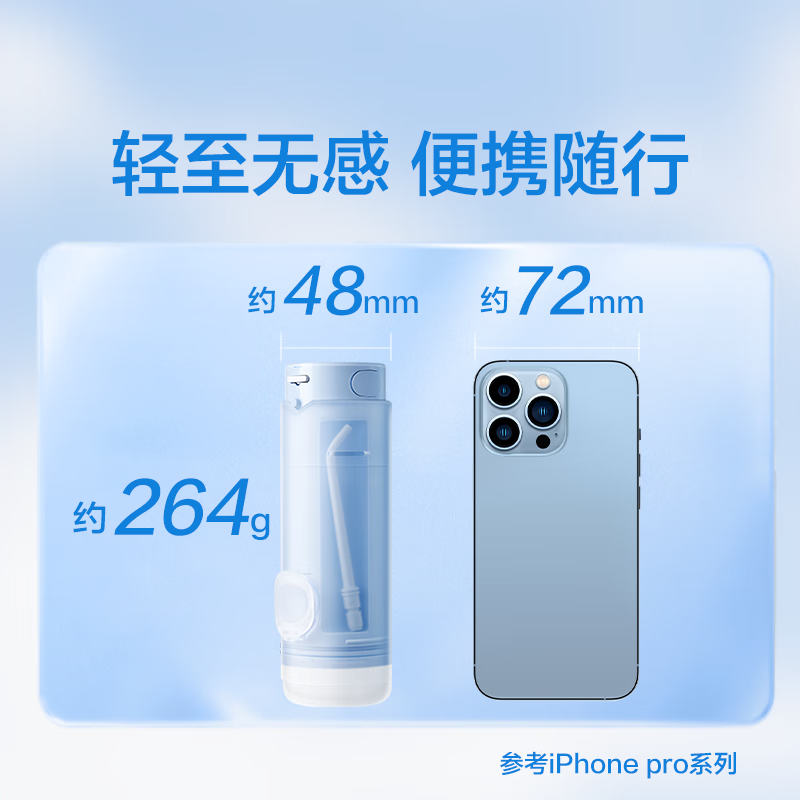 松下(Panasonic) 冲牙器 洗牙器水牙线高频脉冲便携式 EW-DJ33 绿色 计价单位:个高清大图