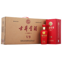 古井贡牌 古井贡酒 V9 40.6度 500ml*4 整箱装 浓香型白酒