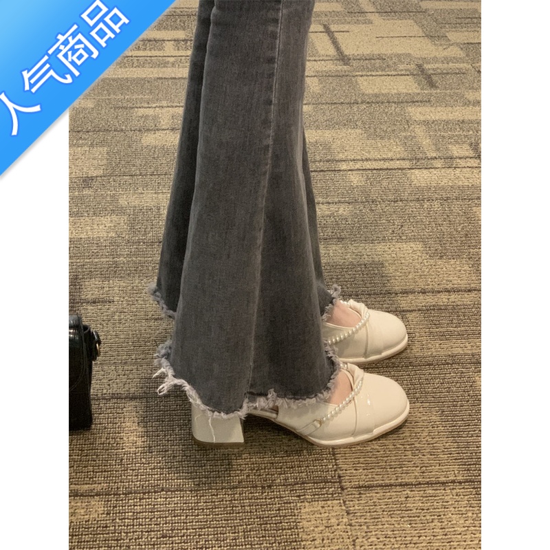 SUNTEK仙女风凉鞋女夏季2023配裙子高级感玛丽珍高跟鞋法式温柔N跟晚2高清大图