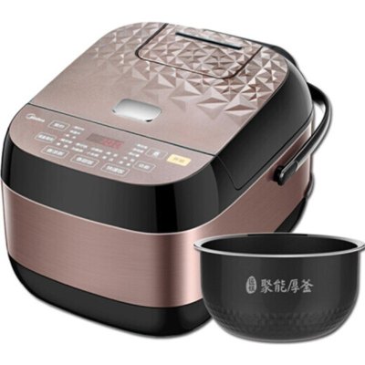 美的 MB-RS5083 全智能电饭煲 特色功能预约功能 加热方式底盘加热 内胆材质不粘涂层内胆 5L
