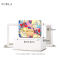 [直营]FURLA 芙拉 Metropolis Message 系列女士迷你黑色多色拼色彩绘牛皮单肩斜挎包