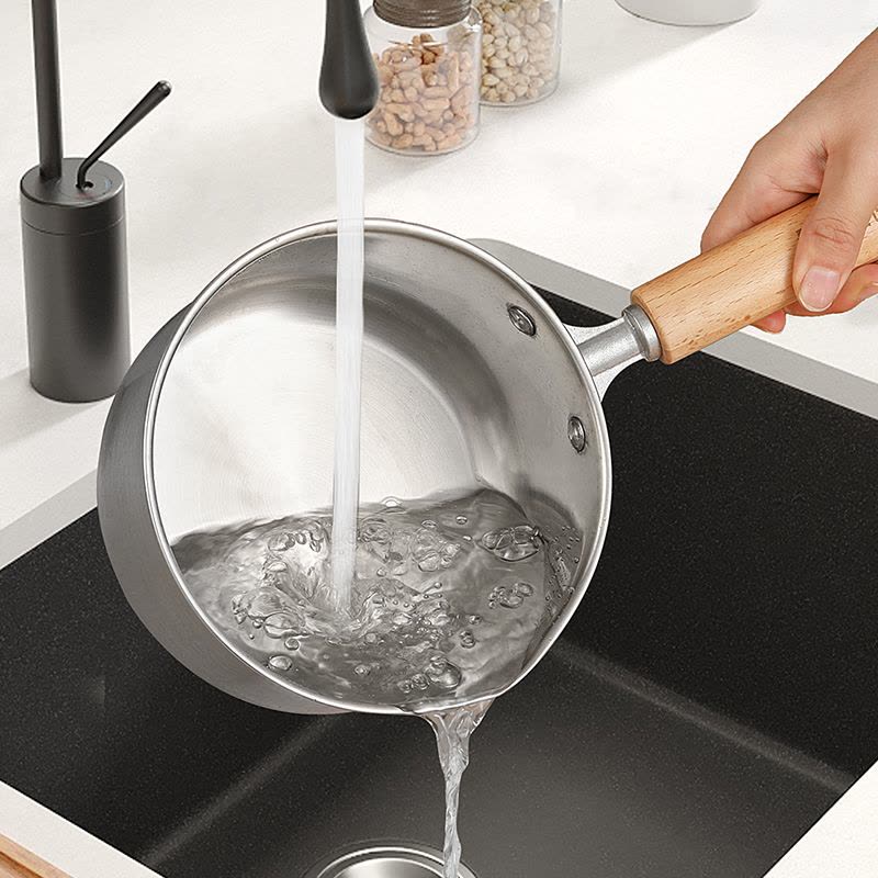 康巴赫316不锈钢健康奶锅-16cm/18cm图片