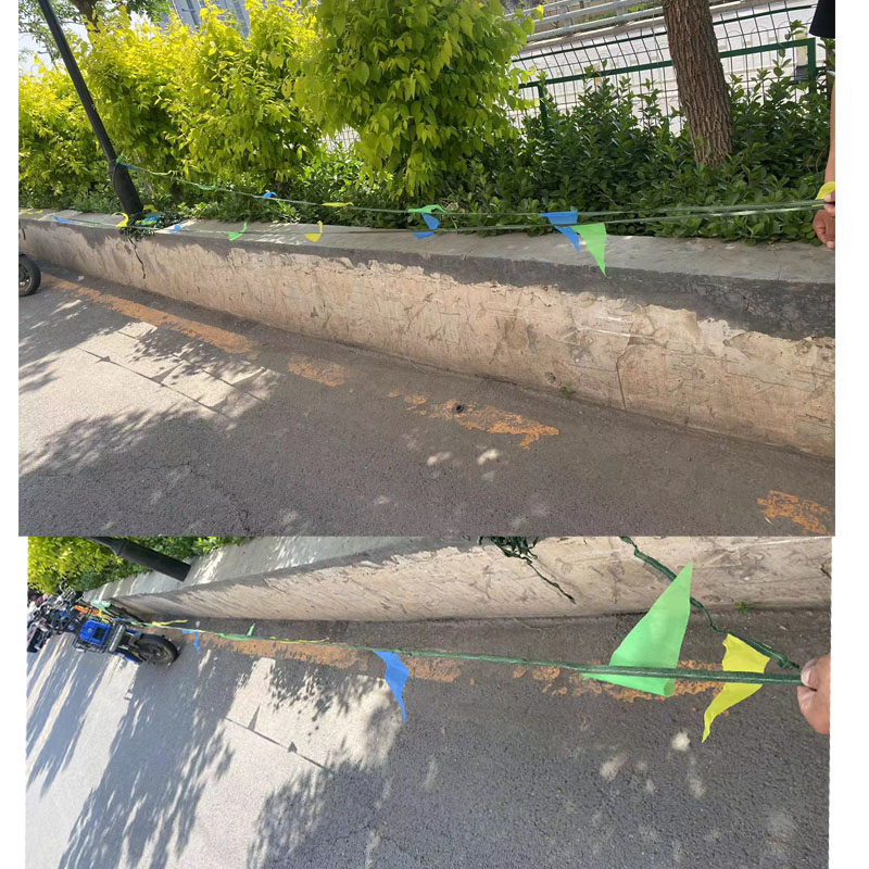有成鑫 栏杆防护隔离带 三色防护绳 8mm/米高清大图