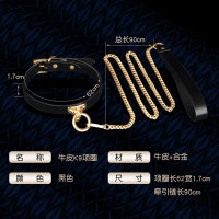 灵魂印记sm项圈牵引绳链子束缚调情趣用品道具调教脖圈成人玩具