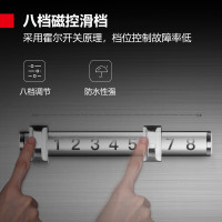 德玛仕(DEMASHI)高背汤炉商用电磁炉15kw大功率 酒店厨房猛火双头高汤炉 HW-STL15C-02(201材质)