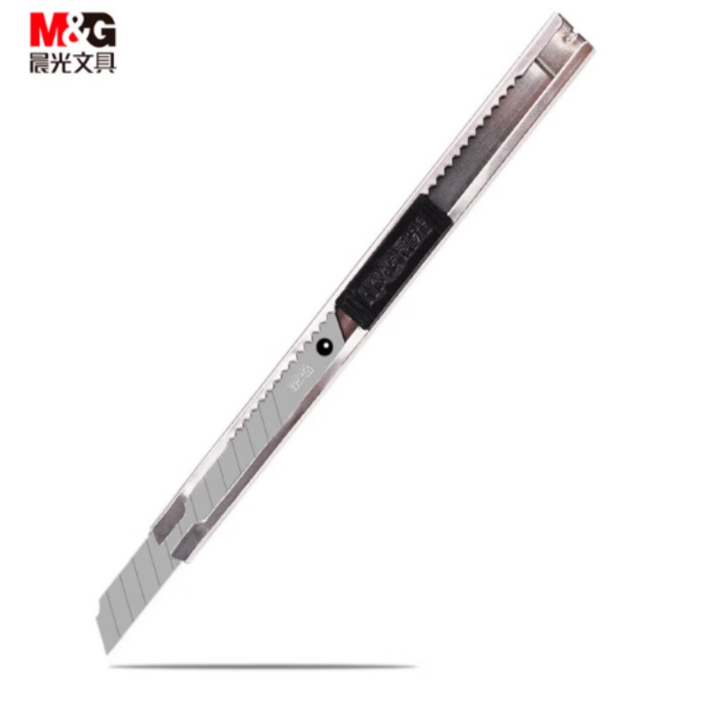 晨光(M&G)ASS91314 美工刀 金属9mm 颜色随机 15把装