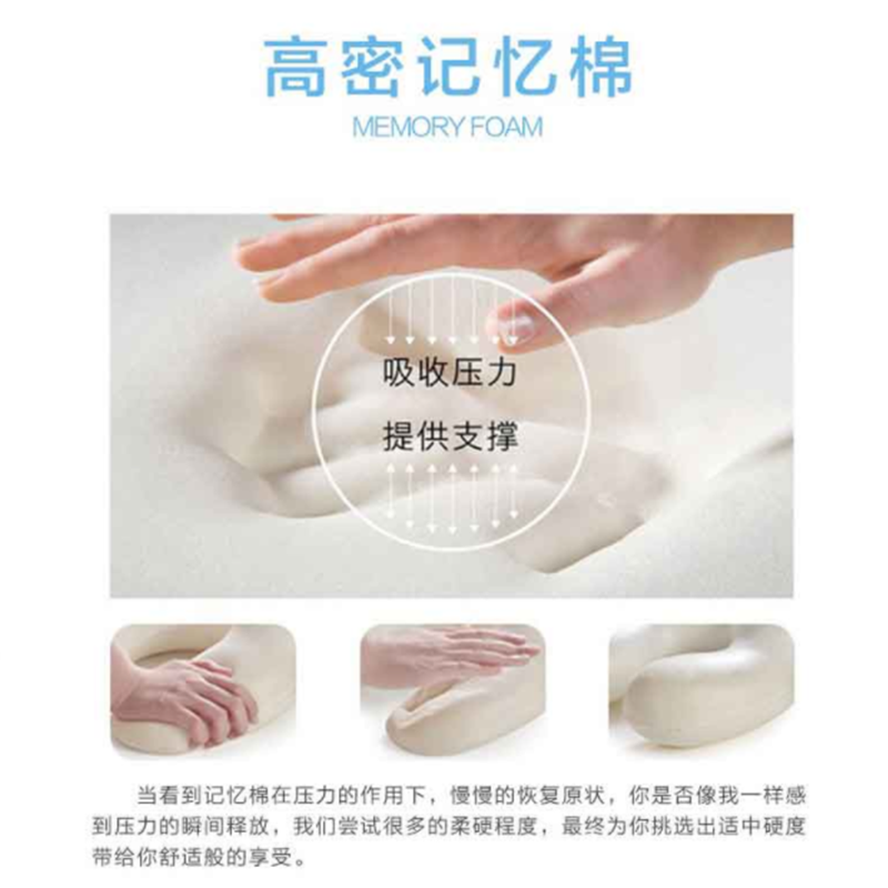 迪士尼(DISNEY) 记忆棉u型枕旅行护颈枕脖子颈椎午睡坐火车飞机睡觉神器u形枕头 DUM-2828 单个价高清大图