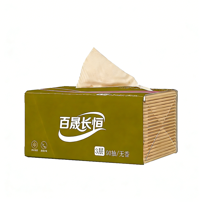 百晟长恒 BSCH-C26B 3层90抽 152mm*190mm 面巾纸 (计价单位:包)高清大图