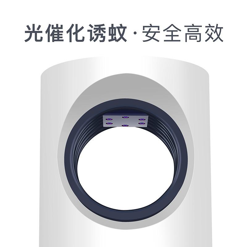 灭蚊灯家用室内婴儿孕妇物理器全自动吸蚊子扫光灭蚊 三维工匠 黑色升级旗舰款特惠两台装高清大图