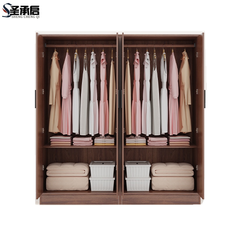 圣承启衣帽柜4门台高清大图