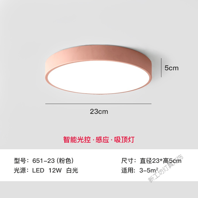 苏宁放心购 人体感应灯家用过道声控灯雷达智能灯楼道楼梯入户走廊led吸顶灯