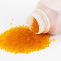 海斯迪克 变色硅胶干燥剂HKCL-280 指示剂 工业防潮瓶装干燥剂 橙色500克