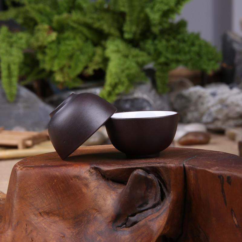 家柏饰(CORATED)紫砂杯功夫茶具茶杯茶具茶碗品茗杯手工小茶杯单杯陶瓷杯高清大图