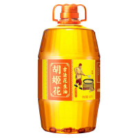 胡姬花花生油一级压榨4L家用食用油古法花生油炒菜食用油酥田推荐