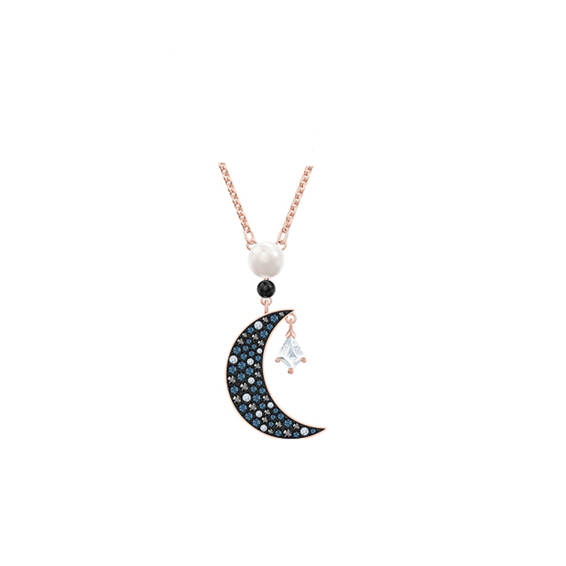 [直营]施华洛世奇(SWAROVSKI) SYMBOLIC神秘月亮浪漫星辰人造水晶女士项链送恋人