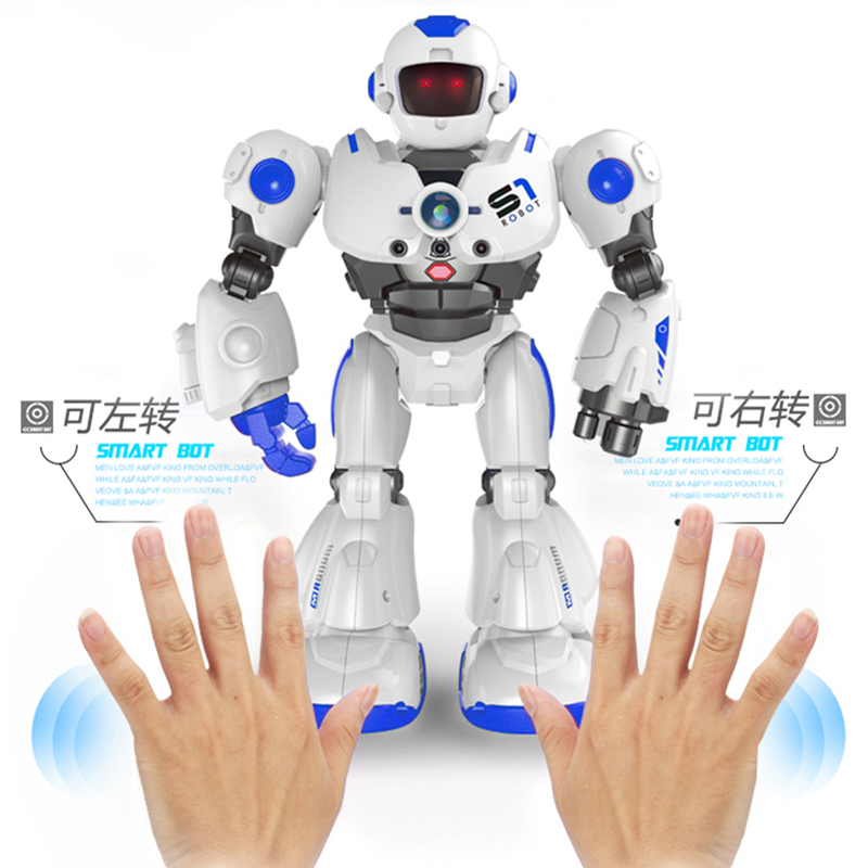 星域传奇(XINGYUCHUANQI) 智能遥控机器人玩具 手感无线遥控儿童电动早教益智唱歌跳舞机械战警 男孩玩具可编程