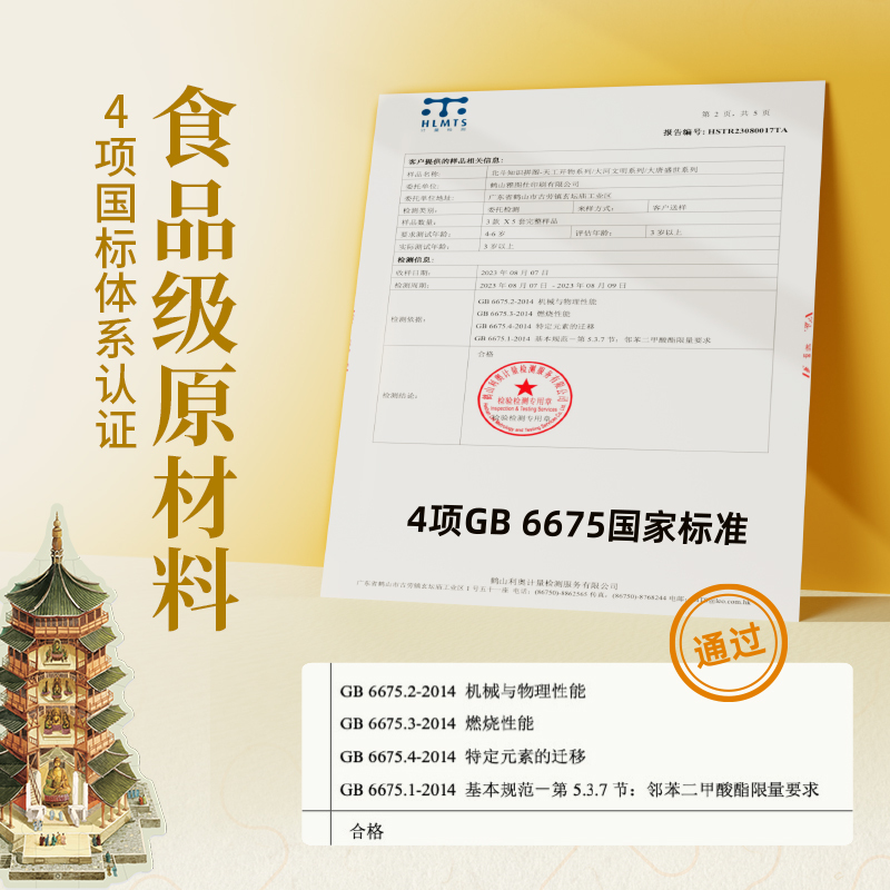 天工开物(1阶29/36/44片) [正版]北斗北斗知识拼图天工开物大河文明大唐盛世 3-6岁儿童益智玩具拼图 小学生历