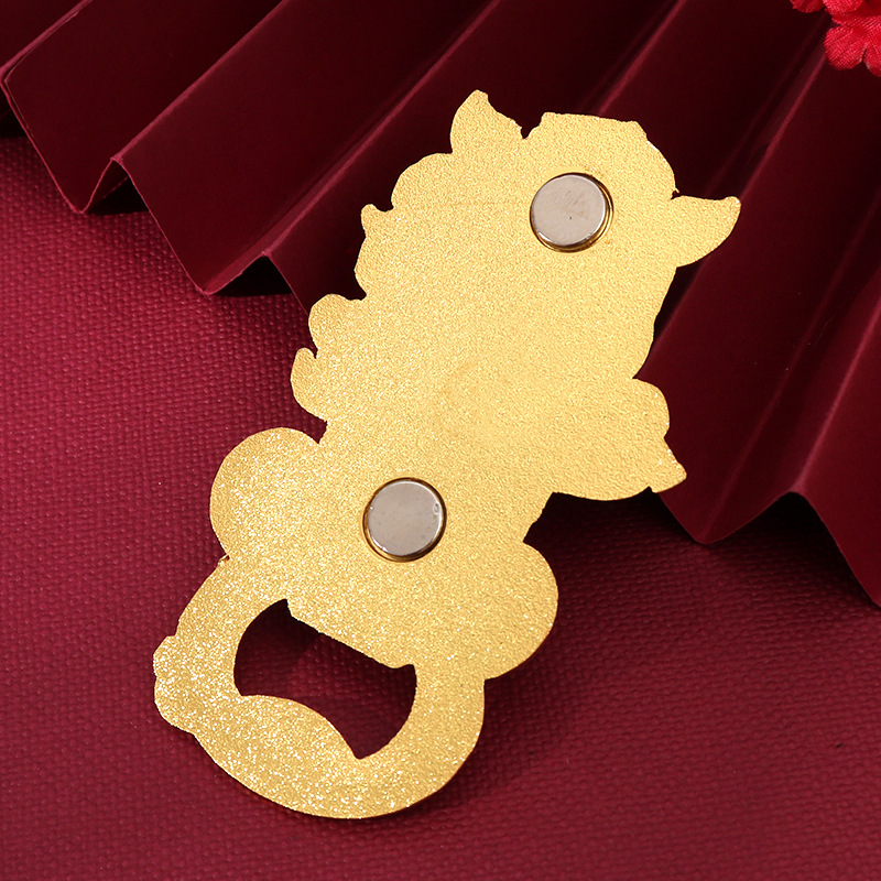 生肖小马暴富开瓶器冰箱贴开瓶两不误既是实用工具又是吉祥装饰高清大图