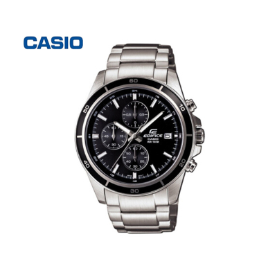 卡西欧(CASIO)手表 EDIFICE系列男士日韩品牌大盘防水休闲商务石英表男 EFR-526D-1A