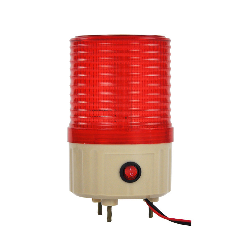 杭亚tg-810dl 模拟旋转led警示灯带 红色 有声无开关ac220v