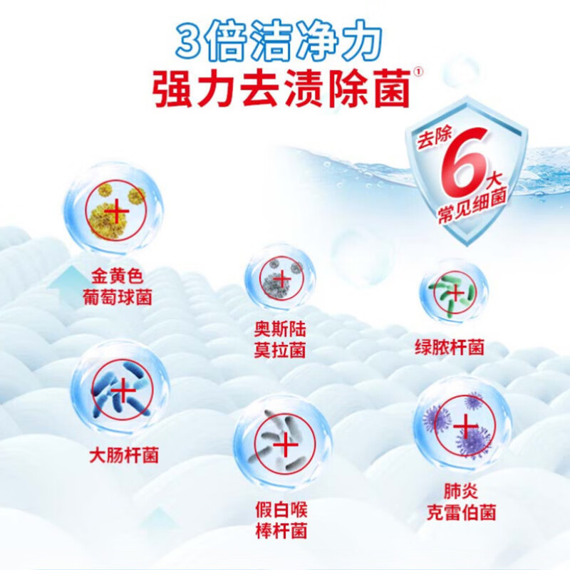 立白超洁清香无磷洗衣粉245g高清大图