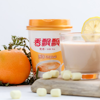 香飘飘奶茶 经典椰果原味 便携式三连杯80g*3 杯装休闲冲饮品奶茶粉