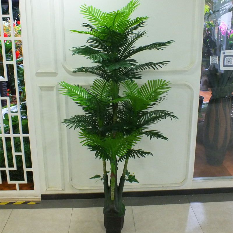 新款仿真假树植物花树客厅室内装饰落地树大型假花盆栽