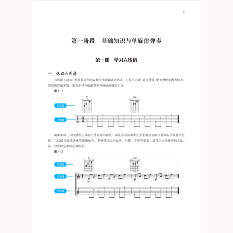 醉染图书自学指弹吉他快速入门篇9787539676463高清大图