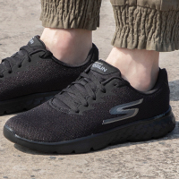 Skechers/斯凯奇男鞋新款透气缓震轻便软底运动休闲鞋跑步鞋54354-BBK ZP
