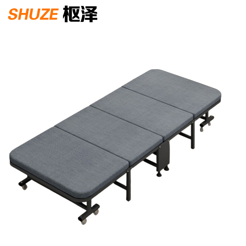 枢泽 折叠午休床 豪华款80cm 张高清大图