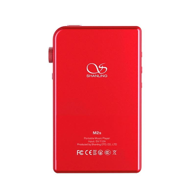 山灵M2S便携无损HIFI MP3播放器+64GTF卡 红色