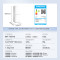 美的(Midea)186升两门二门双开门节能低噪租房小型迷你家用电冰箱MR-195WE白色 风冷无霜迷你小冰箱国补
