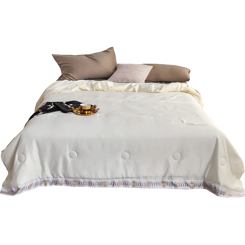 美帮汇夏天可水洗夏被单件 一米五机洗冰丝空调被色晾被子双人200230