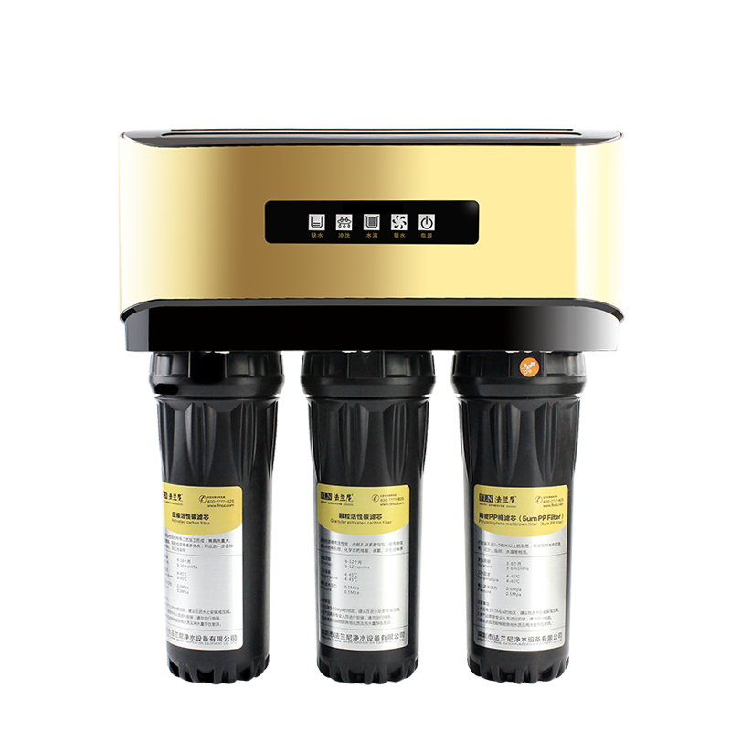 法兰尼 厨房双水机纯水机RO反渗透净水器 FLN-75G-03 增压双出水