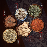 修正 草本艾草艾叶泡脚药包中药包红花当归泡脚包 足浴包足浴足疗足浴 男女士正草本足浴包 中医保健 30包/袋