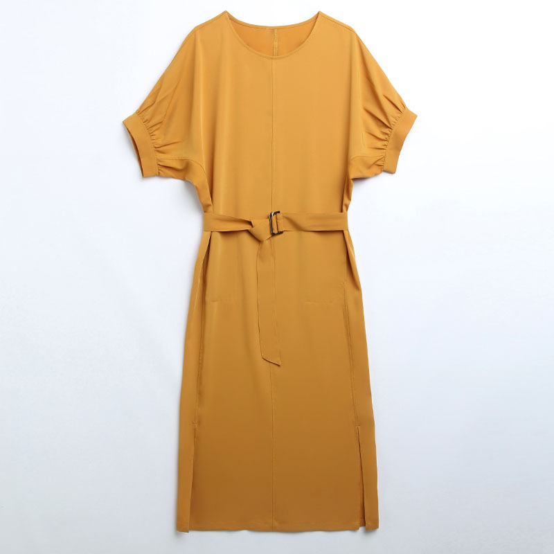 冷淡风显瘦连衣裙女夏女士新品中长款 温柔仙女收腰显瘦长裙子
