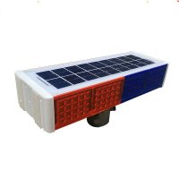 企购优品 交通警示信号灯 LED闪光频闪灯 四灯双面一体式 47.5*9*16.5cm