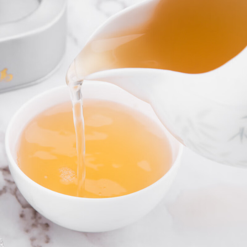 八马茶叶福鼎白茶白牡丹老白茶鹿与茶鲸小粒茶叶100克