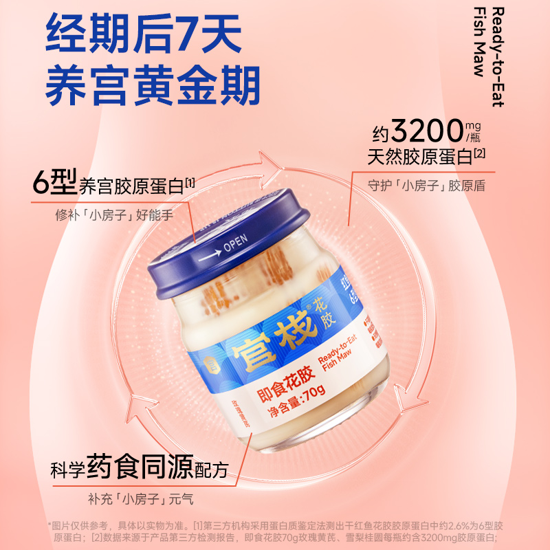 官栈养宫系列即食花胶70g*7高清大图
