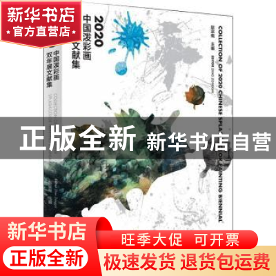正版 2020中国泼彩画双年展文献集 赵宗概 上海书店出版社 978754