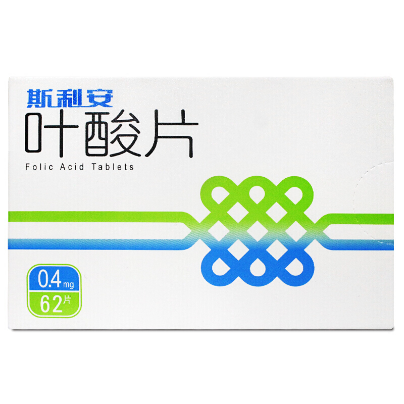 斯利安叶酸片04mg62片盒参数